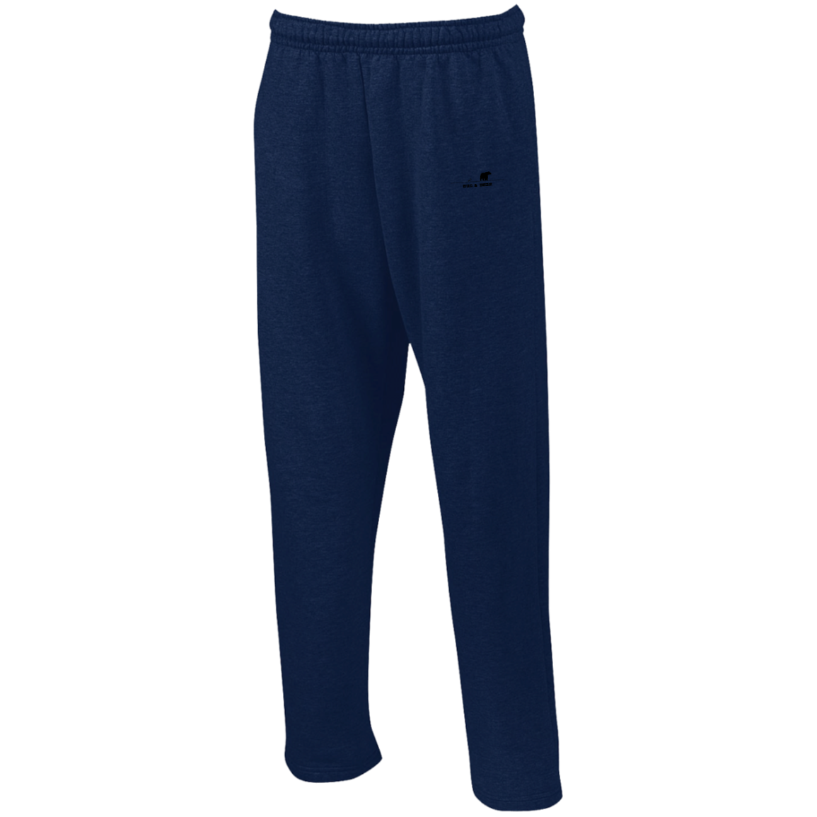 Open Bottom Sweatpants with Pockets