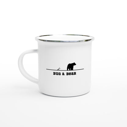 White 12oz Enamel Mug
