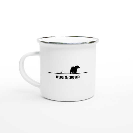 White 12oz Enamel Mug