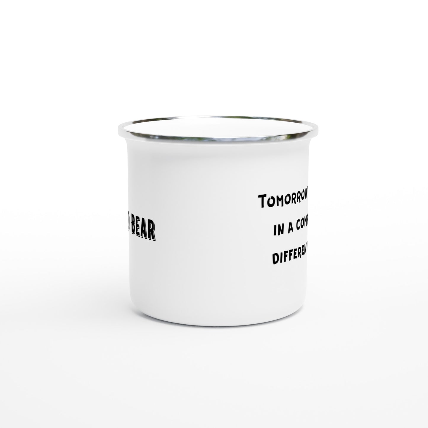 White 12oz Enamel Mug