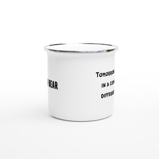 White 12oz Enamel Mug