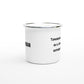 White 12oz Enamel Mug
