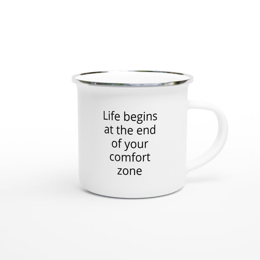 White 12oz Enamel Mug