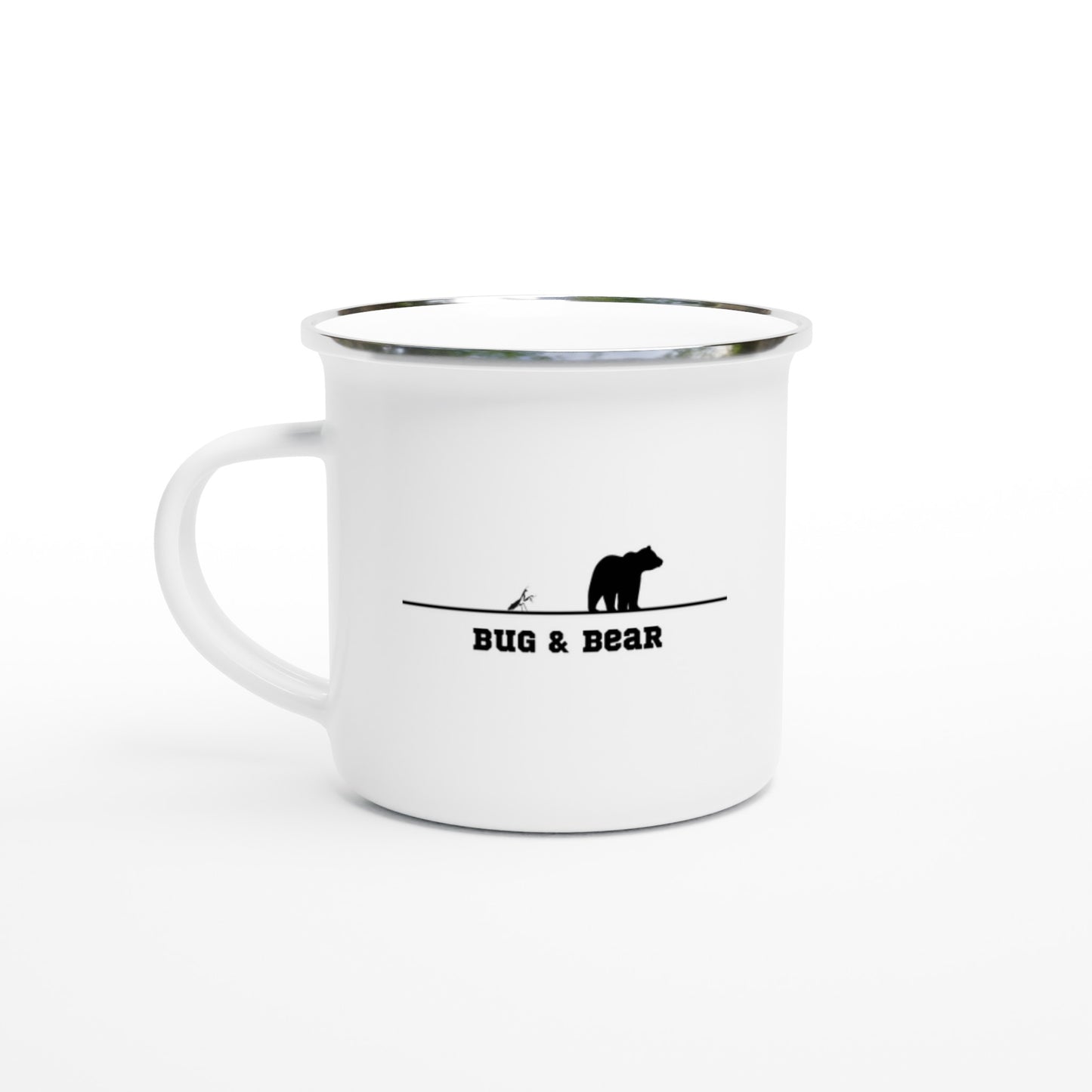 White 12oz Enamel Mug