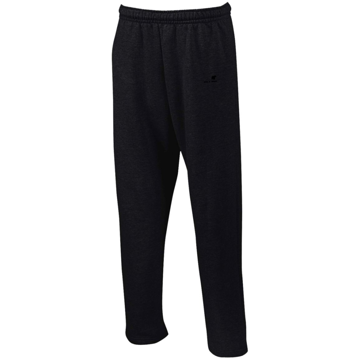 Open Bottom Sweatpants with Pockets