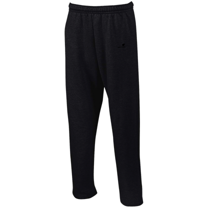 Open Bottom Sweatpants with Pockets