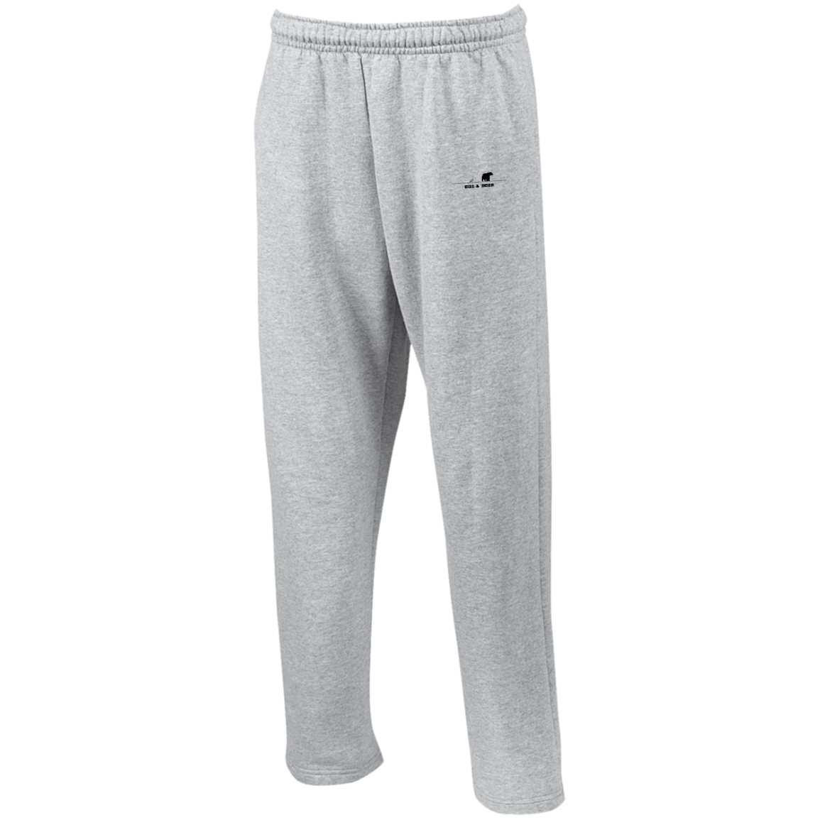 Open Bottom Sweatpants with Pockets