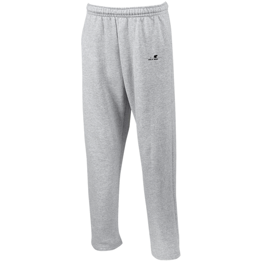 Open Bottom Sweatpants with Pockets