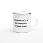 White 12oz Enamel Mug
