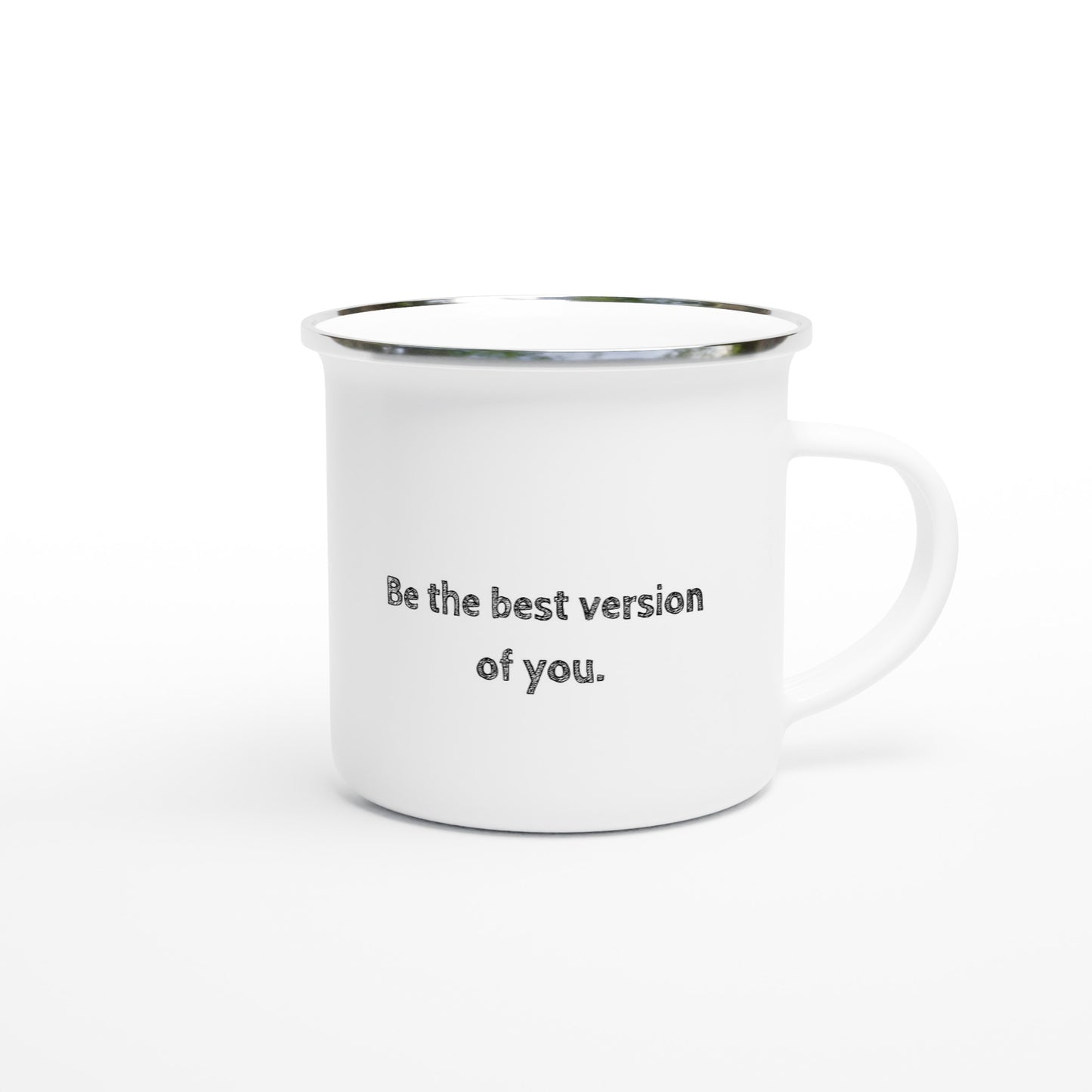 White 12oz Enamel Mug