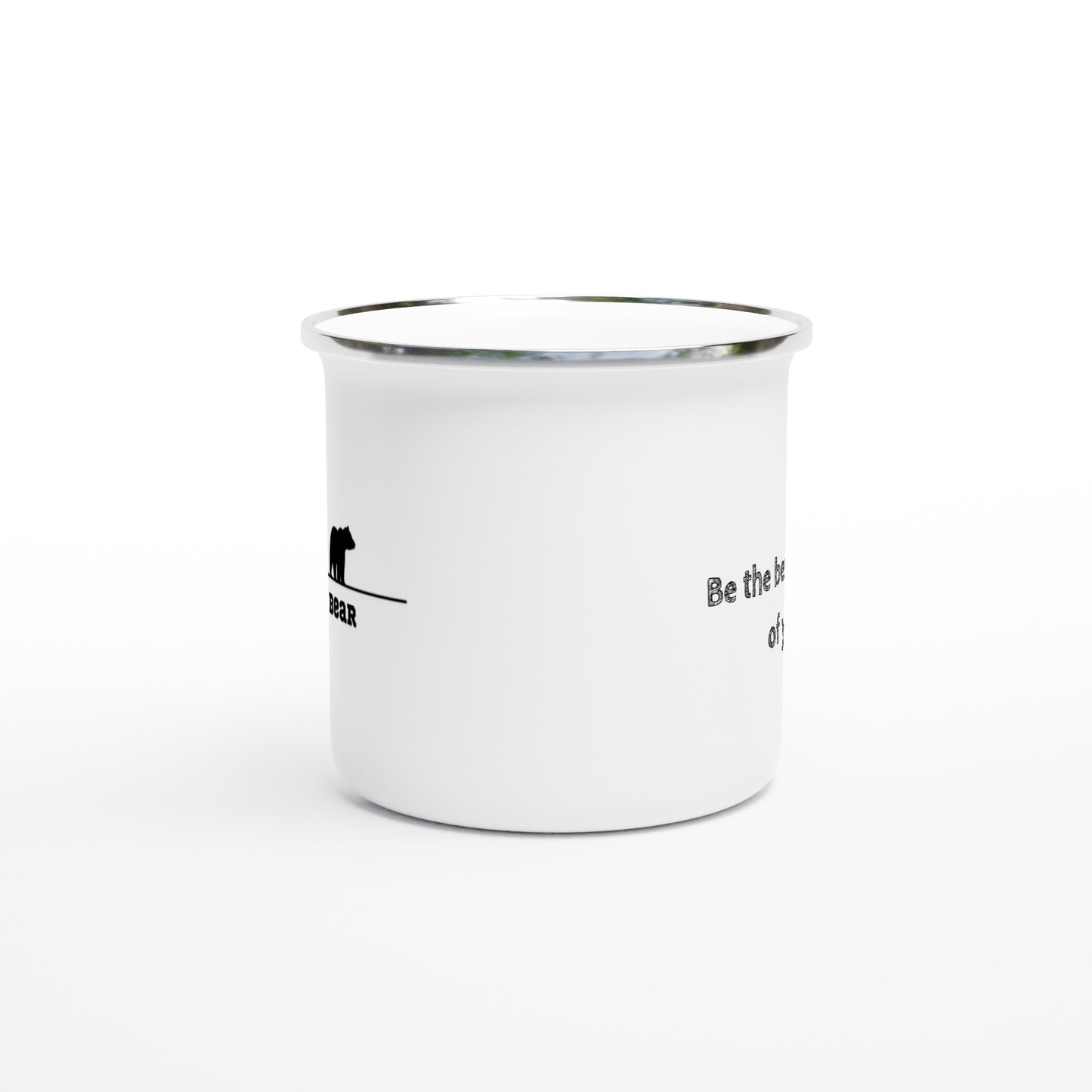 White 12oz Enamel Mug